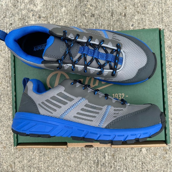 Danner Run Time 3" ESD Composite Toe Sneaker Gray/Blue 12374 Women 7.5M NWB - Picture 3 of 9